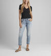 Boyfriend Mid Rise Slim Leg Jeans, , hi-res image number 0