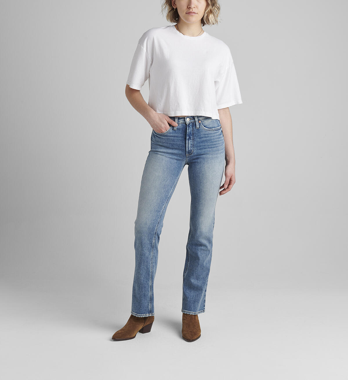 Vintage High Rise Bootcut Jeans, , hi-res image number 0