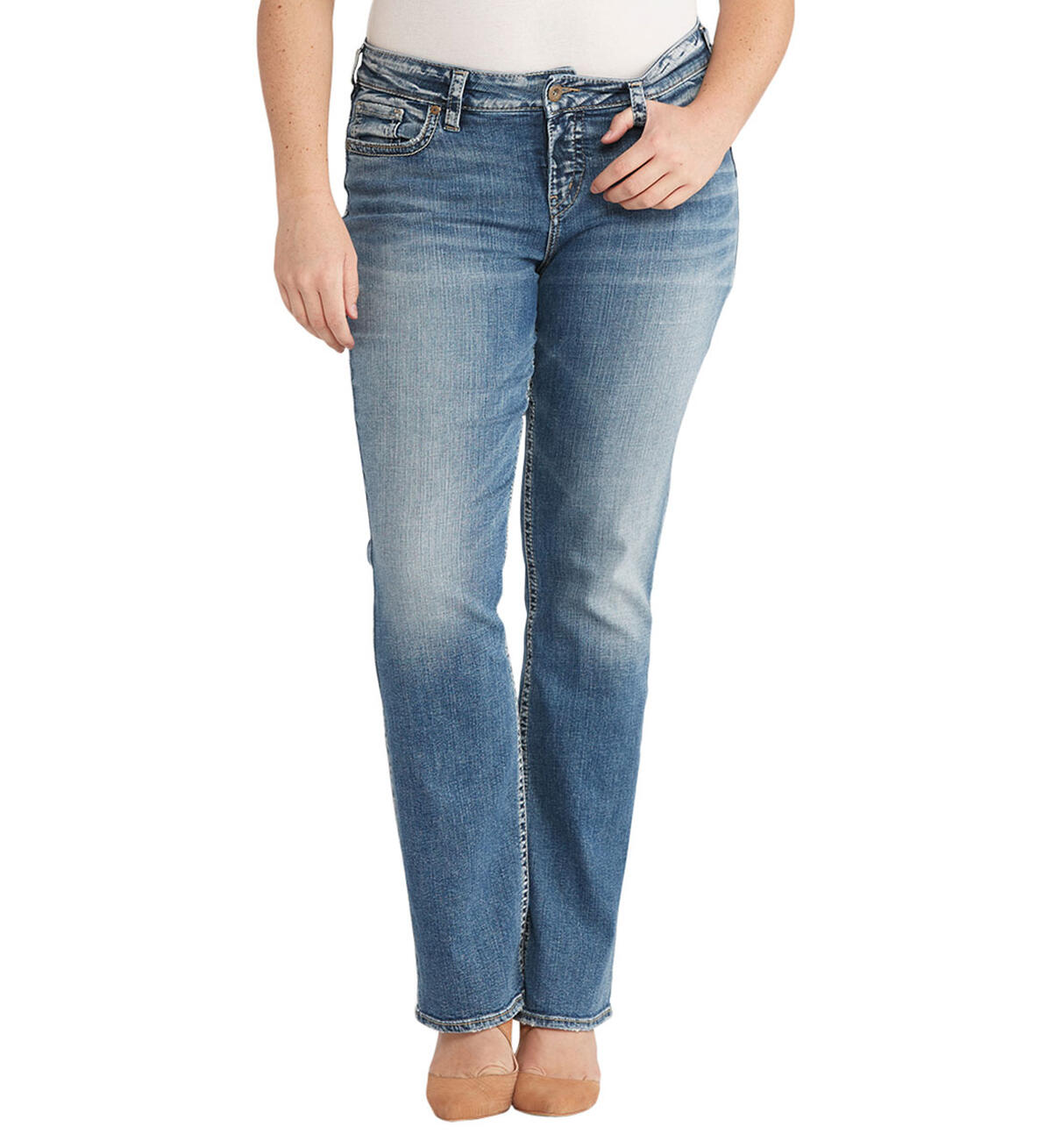 Avery Slim Boot Medium Wash, , hi-res image number 0