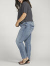 Suki Mid Rise Straight Leg Jeans Plus Size image number 2
