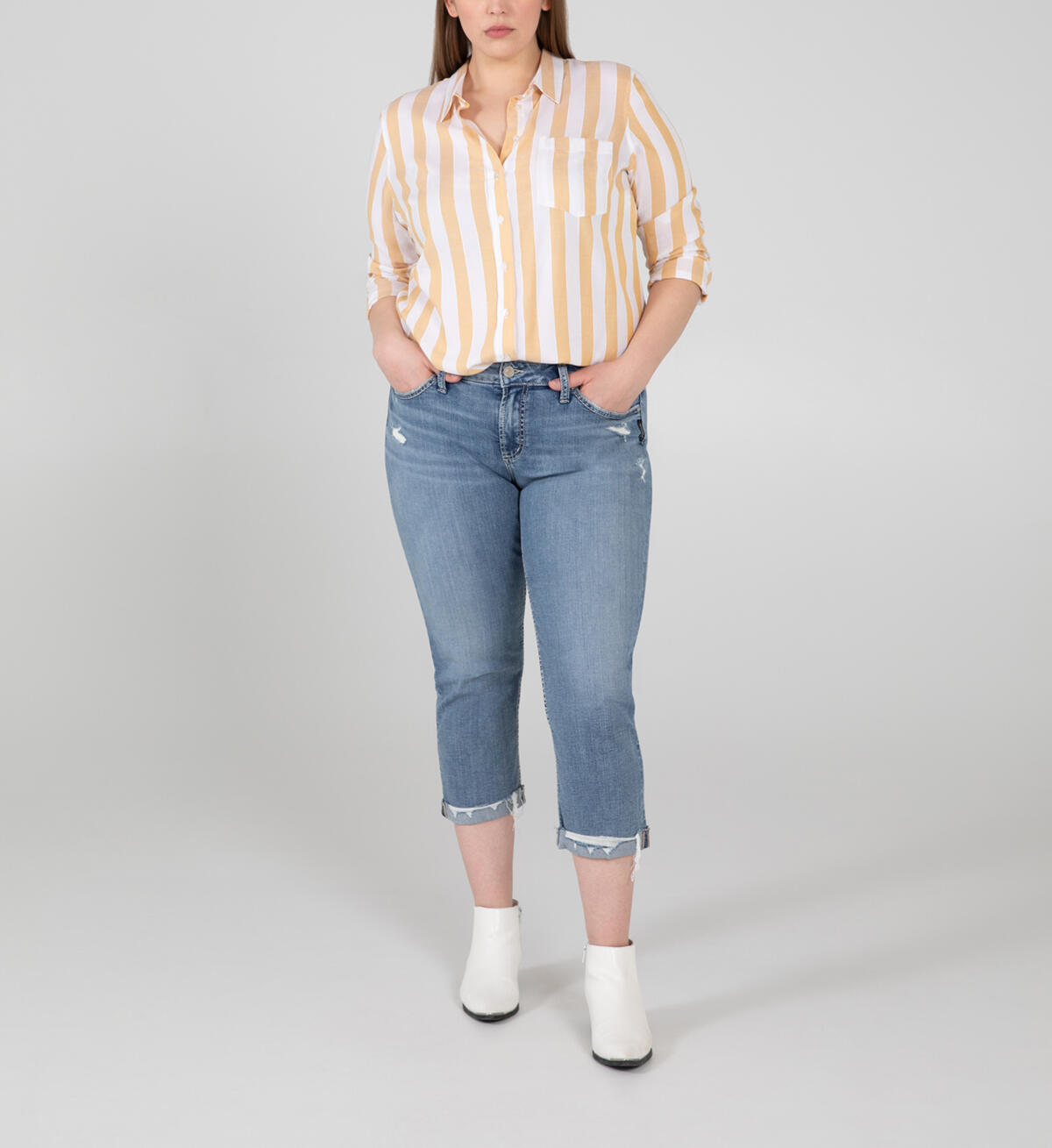 Suki Mid Rise Capri Plus Size, , hi-res image number 0