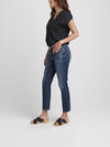 Elyse Mid Rise Straight Crop Jeans, , hi-res image number 2