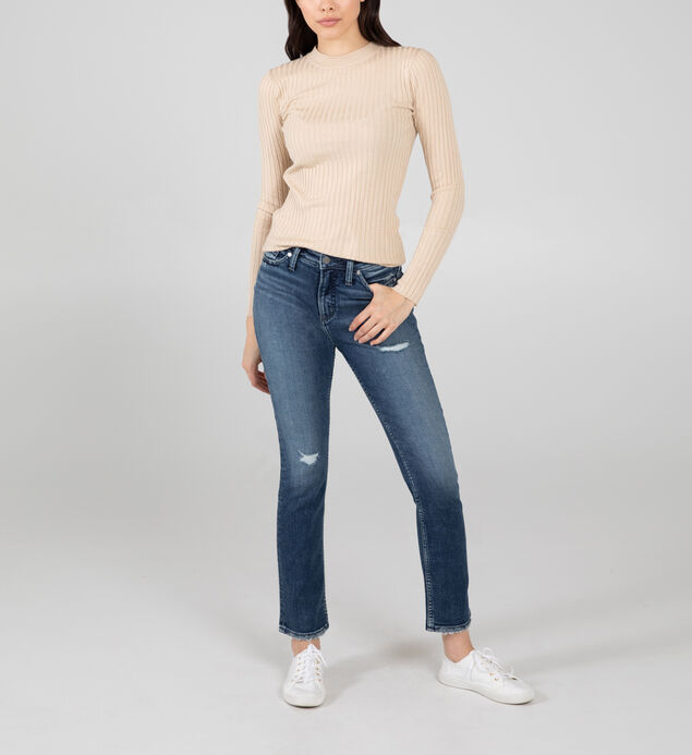 High Note High Rise Straight Leg Jeans