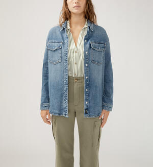 Women's Denim Shirt Jacket