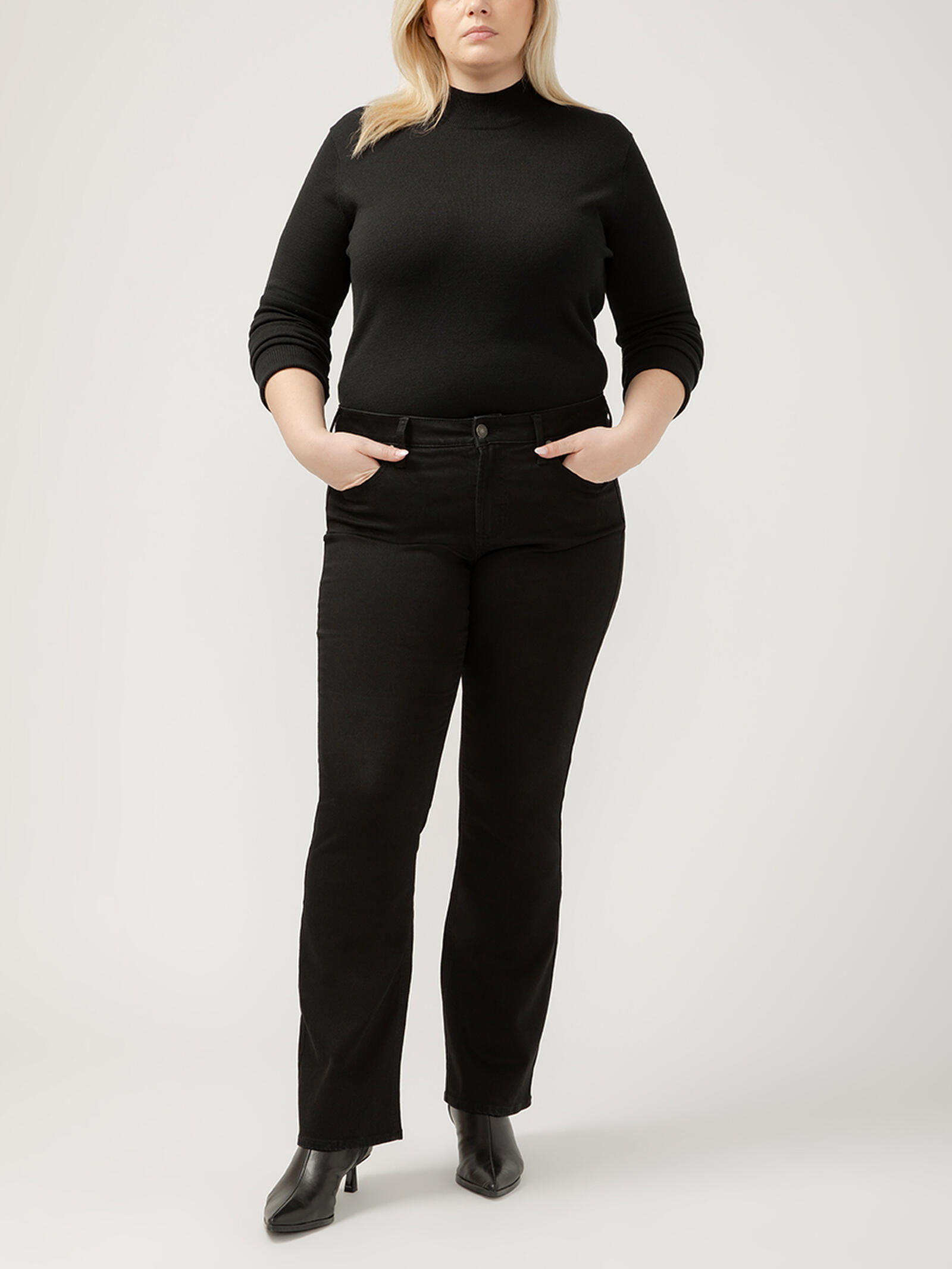 Buy Suki Mid Rise Bootcut Luxe Stretch Jeans Plus Size for USD