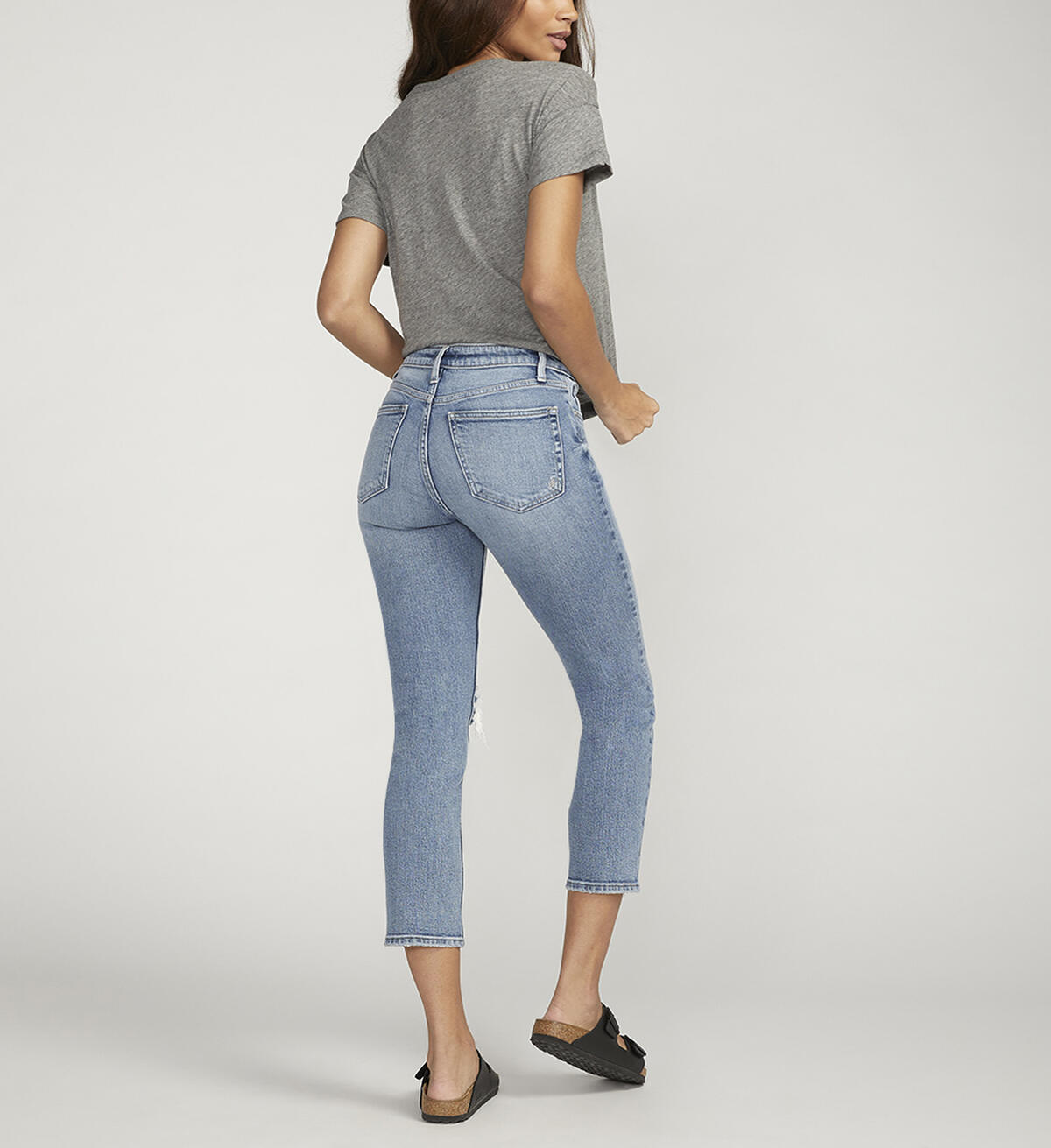 Most Wanted Mid Rise Straight Leg Ankle Jeans, , hi-res image number 1