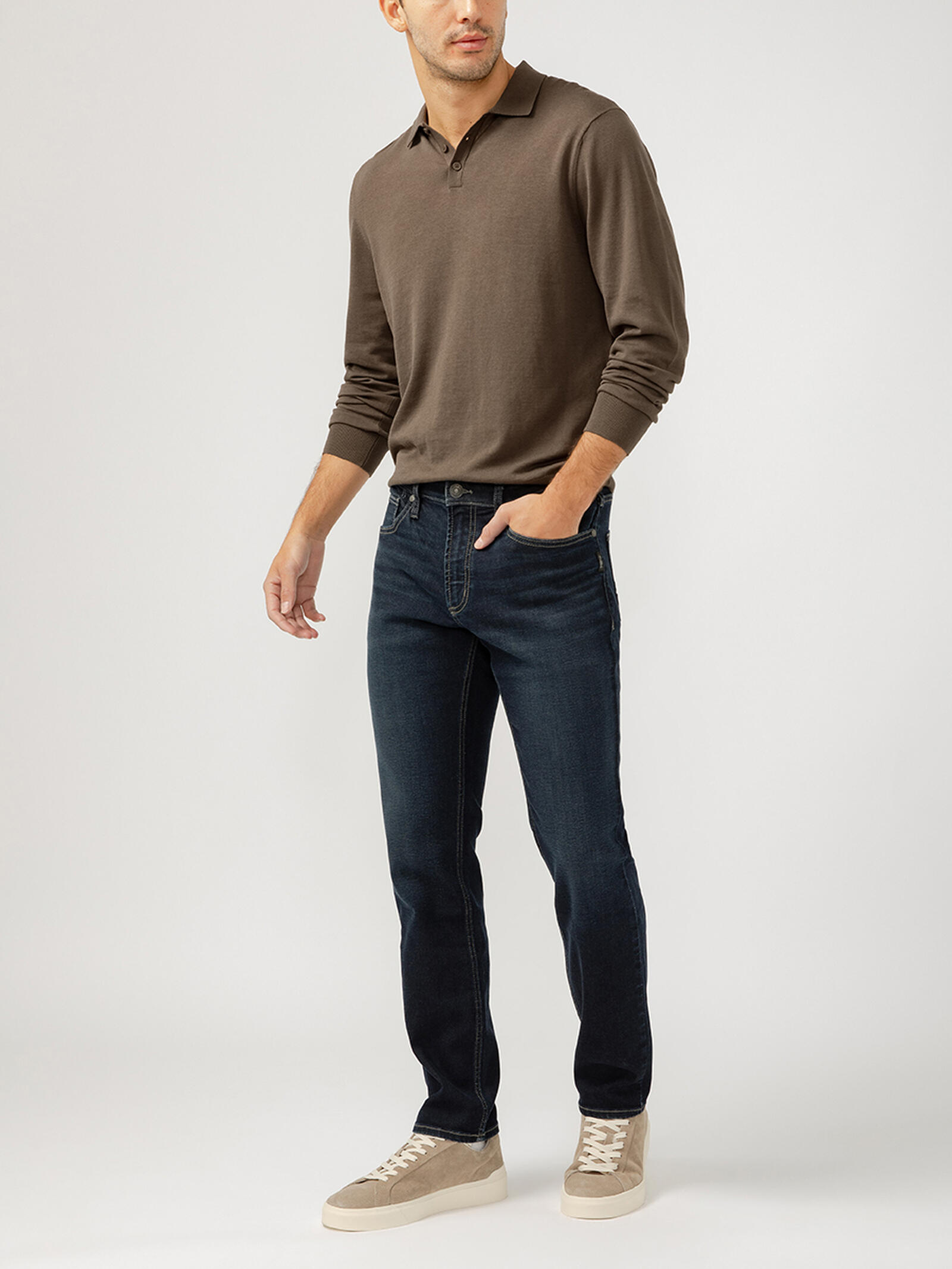 Buy Konrad Slim Fit Slim Leg Jeans for USD Silver Jeans