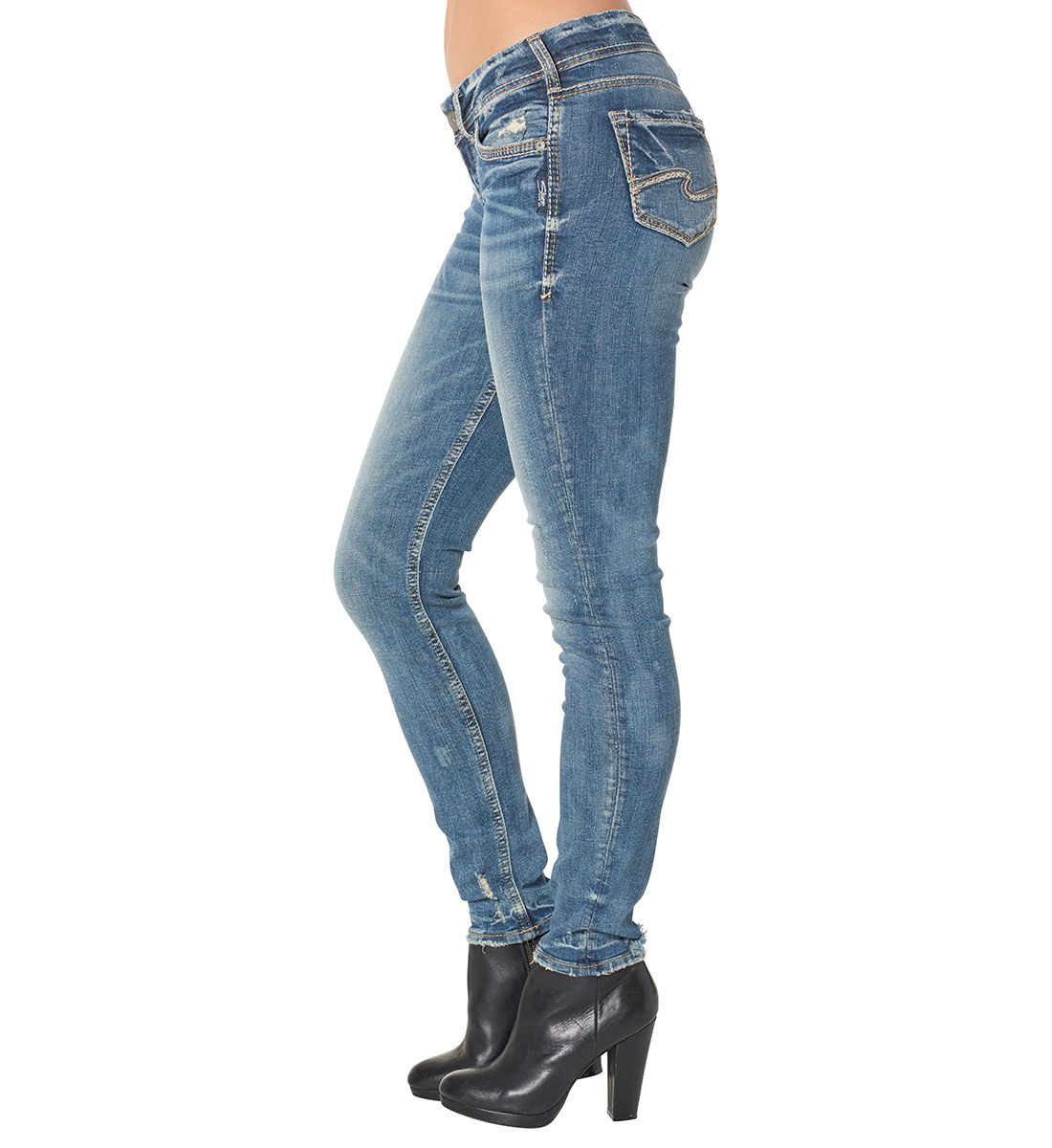 Silver jeans aiko mid skinny outlet