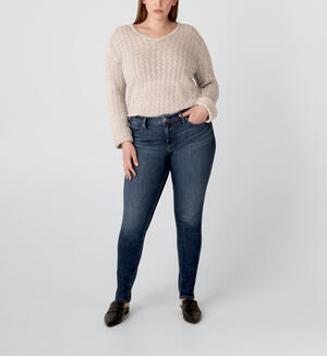 Suki Mid Rise Skinny Jeans Plus Size
