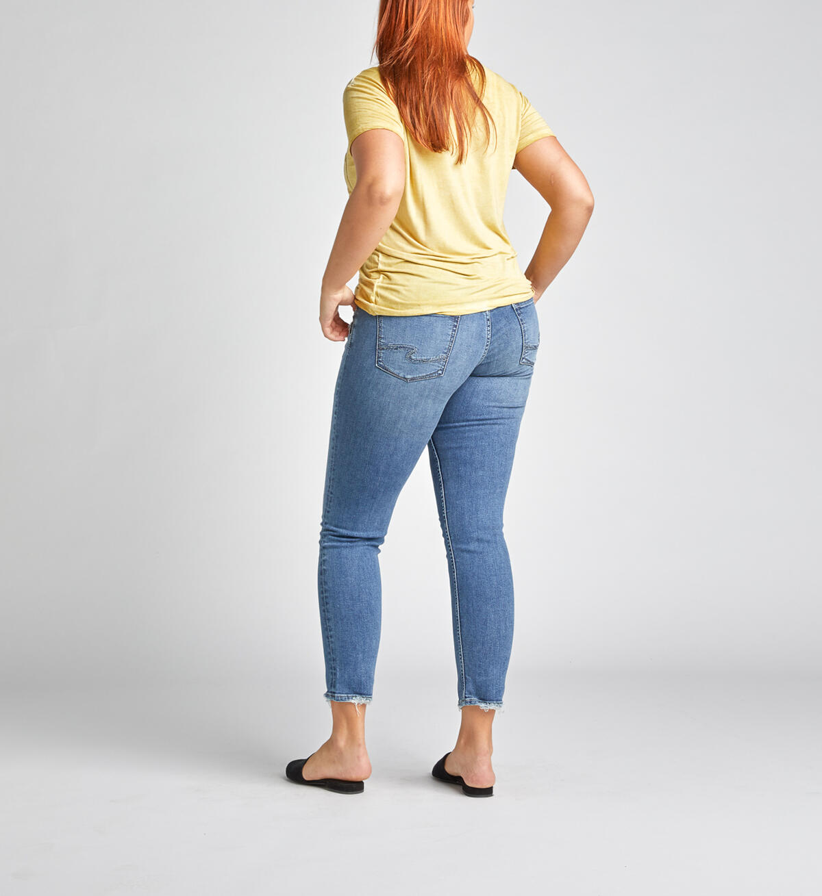 Avery High-Rise Curvy Slim Leg Jeans, , hi-res image number 1