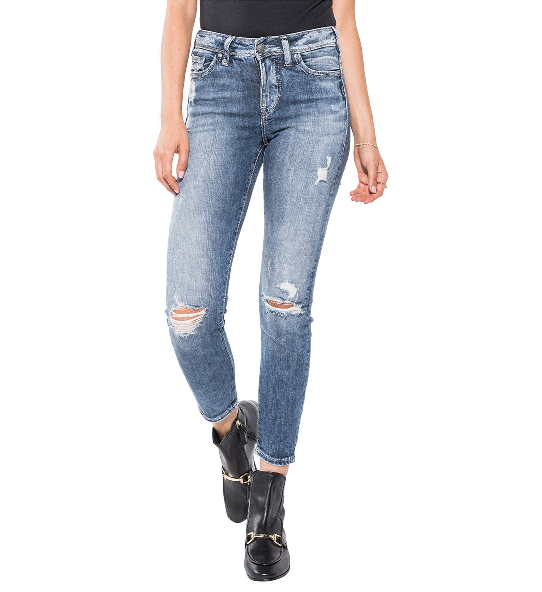 Silver sales mazy jeans