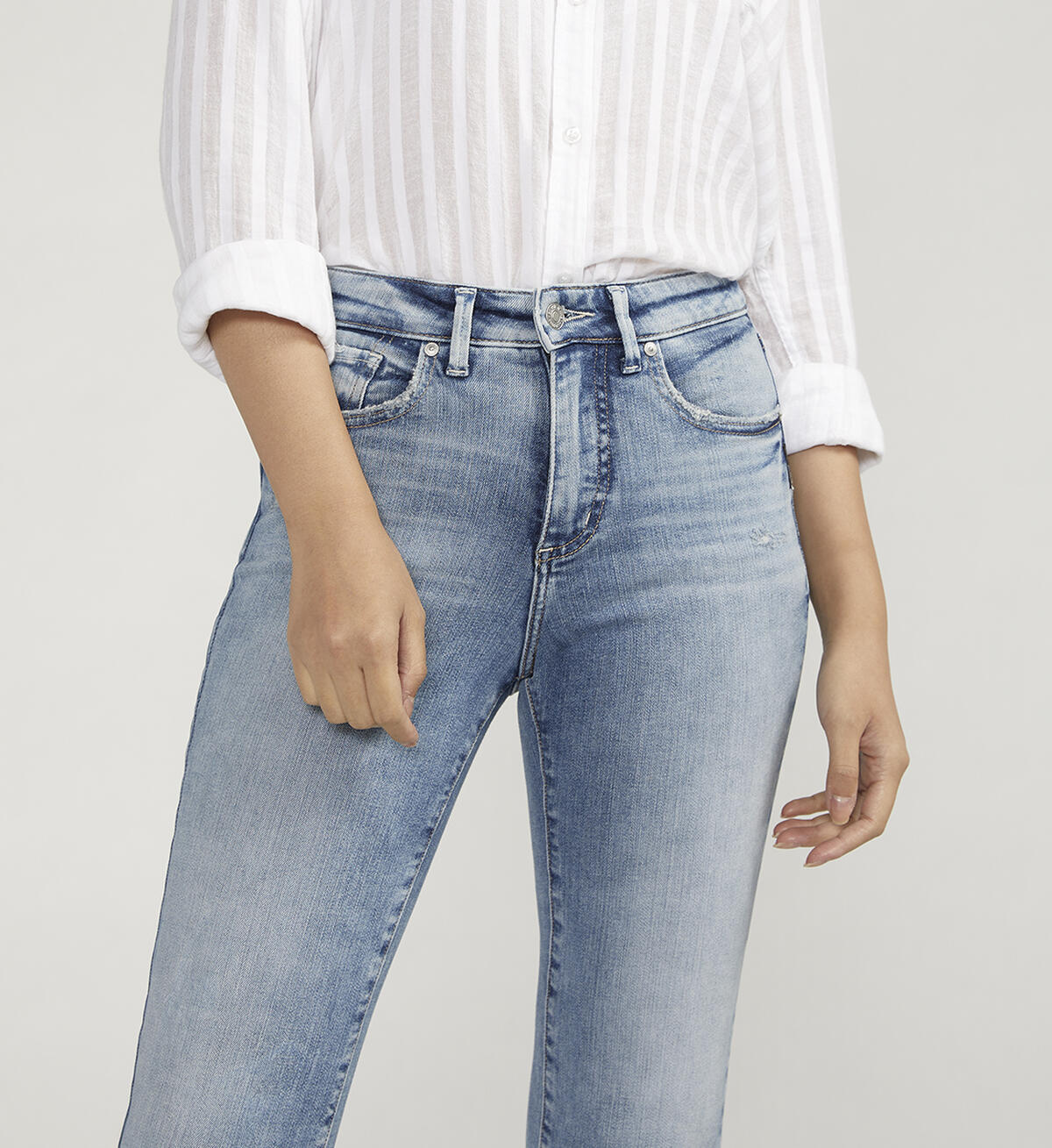 Isbister High Rise Straight Leg Jeans, , hi-res image number 3