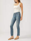 Suki Mid Rise Straight Leg Jeans, , hi-res image number 2