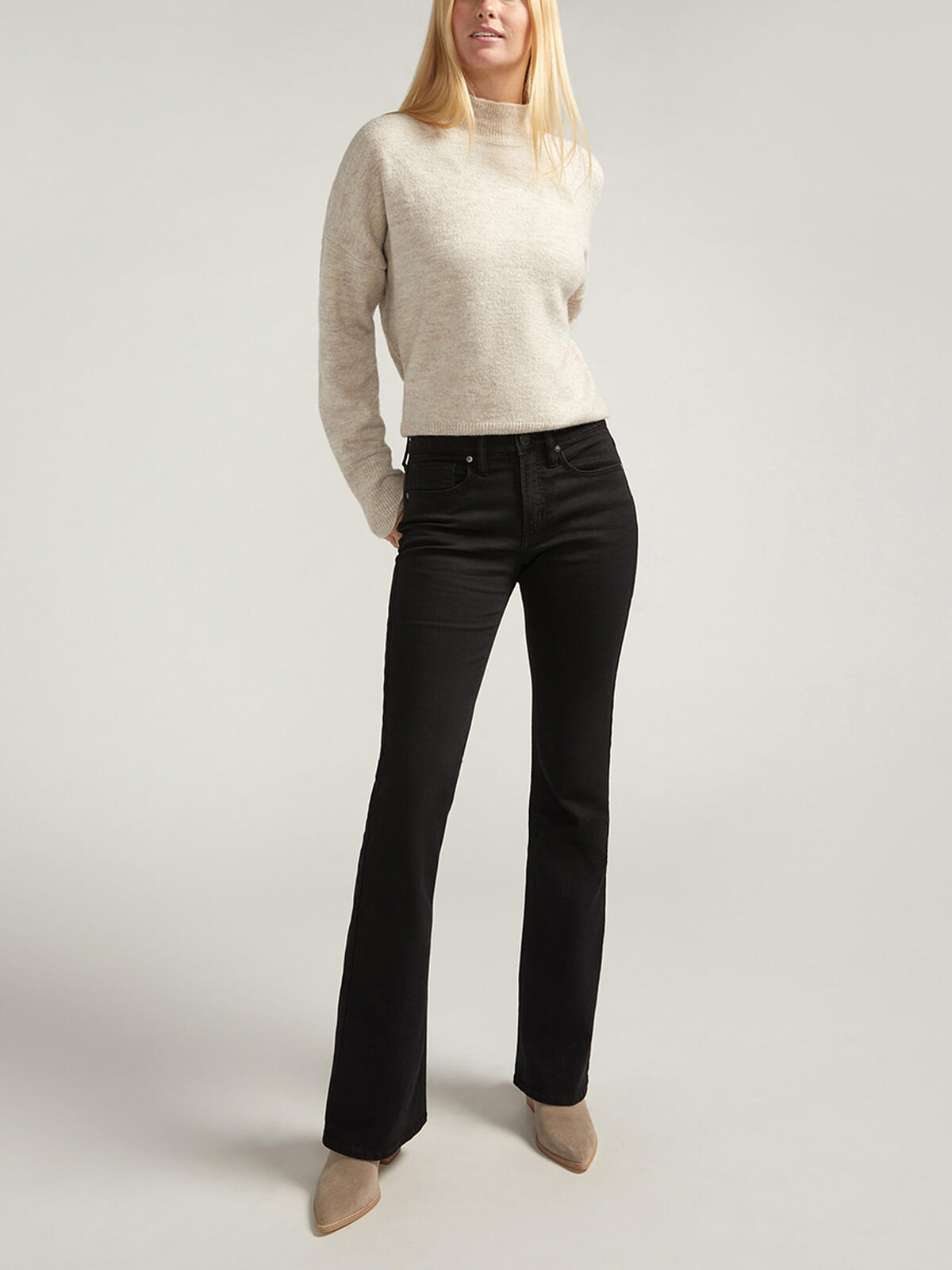 Suki Mid Rise Bootcut Luxe Stretch Jeans, , hi-res image number 0