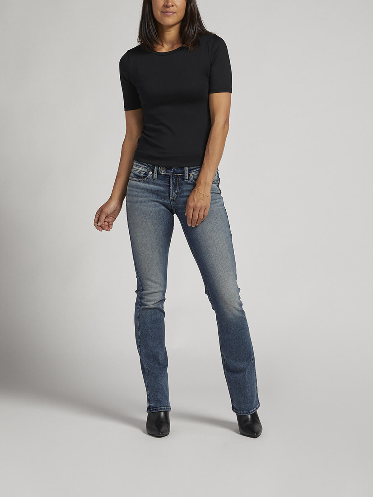 Tuesday Low Rise Slim Bootcut Jeans image number 0