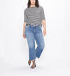 Wide Leg Crop High Rise Dark Wash, , hi-res image number 0