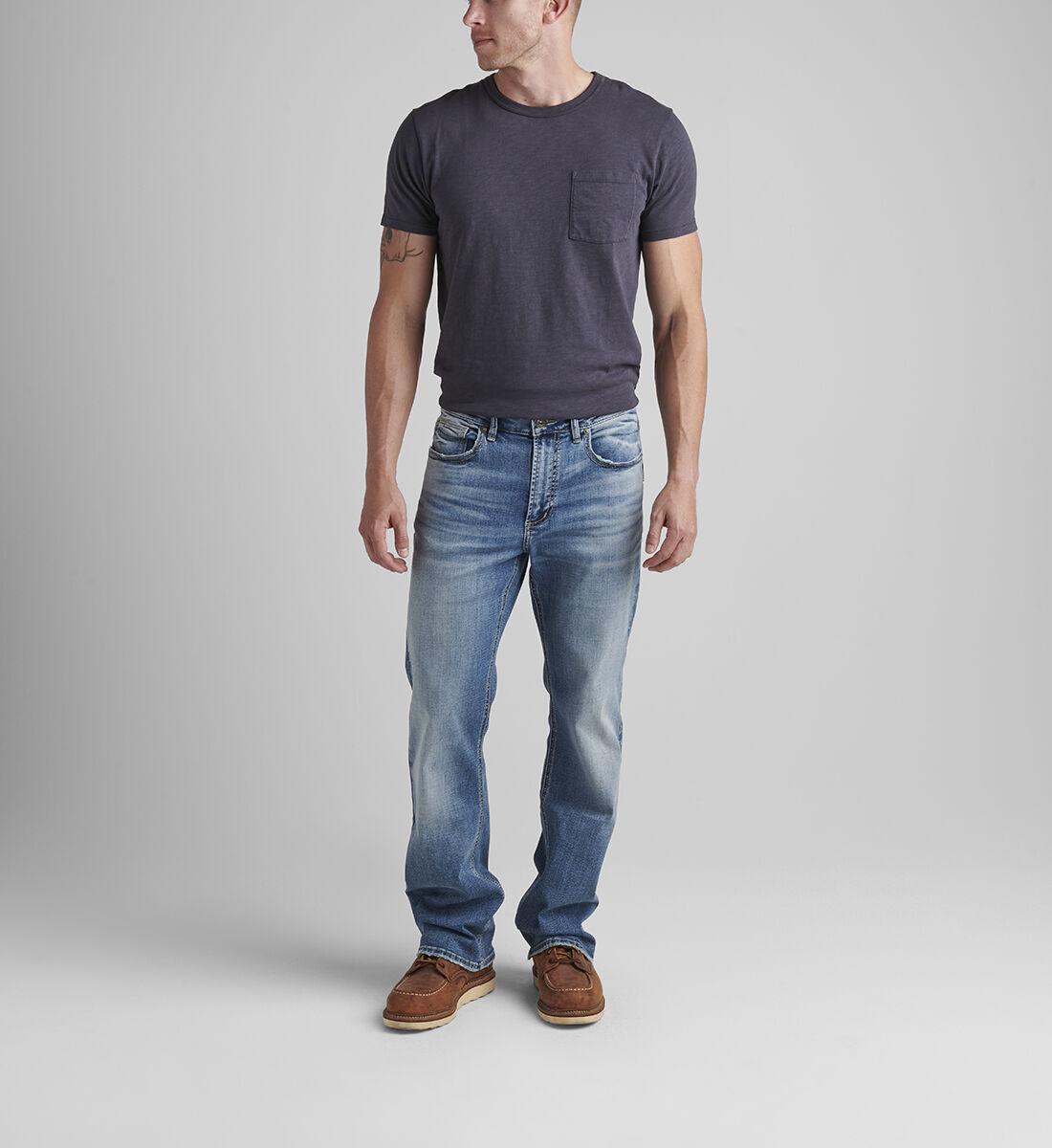 Buy Craig Easy Fit Bootcut Jeans for USD 88.00 Silver Jeans US New