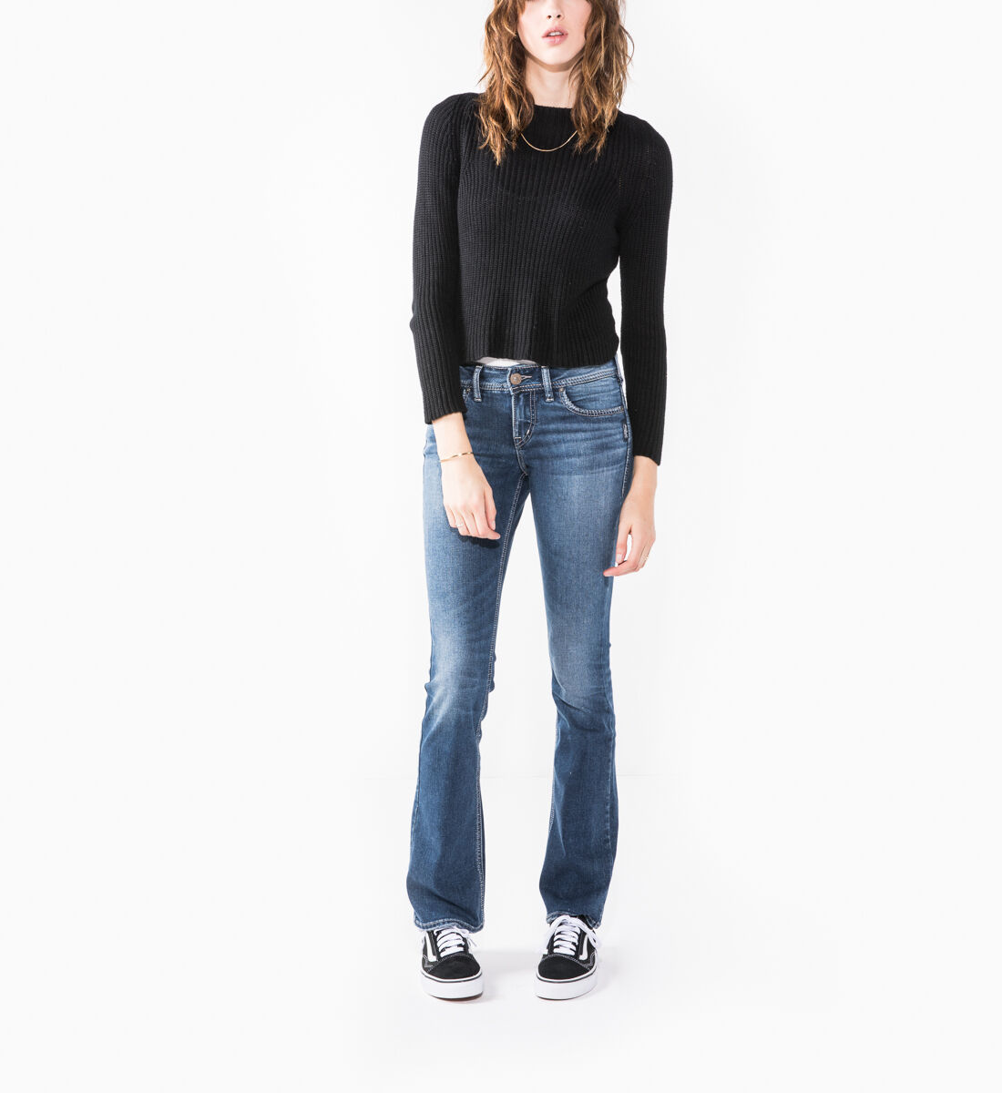 Silver top jeans elyse