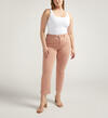 Isbister High Rise Straight Leg Jeans Plus Size, Dusty Coral, hi-res image number 0