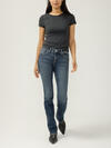 Elyse Mid Rise Slim Bootcut Jeans image number 3