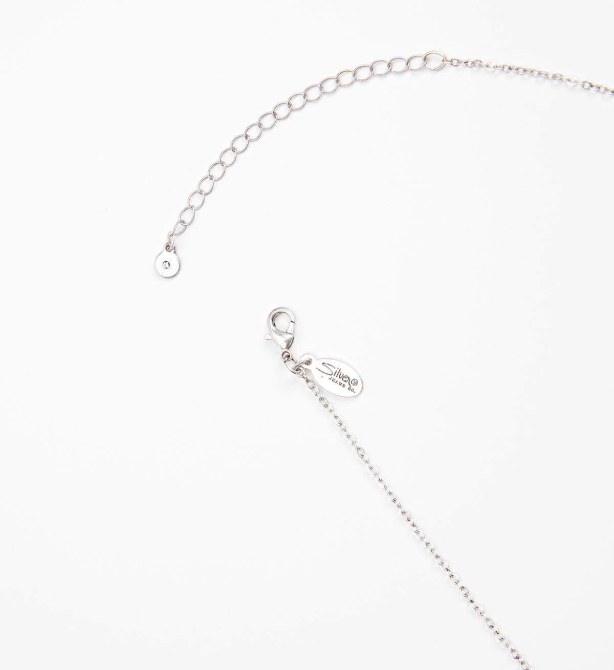 Silver-Tone Layered Y Pendant Necklace, , hi-res image number 2