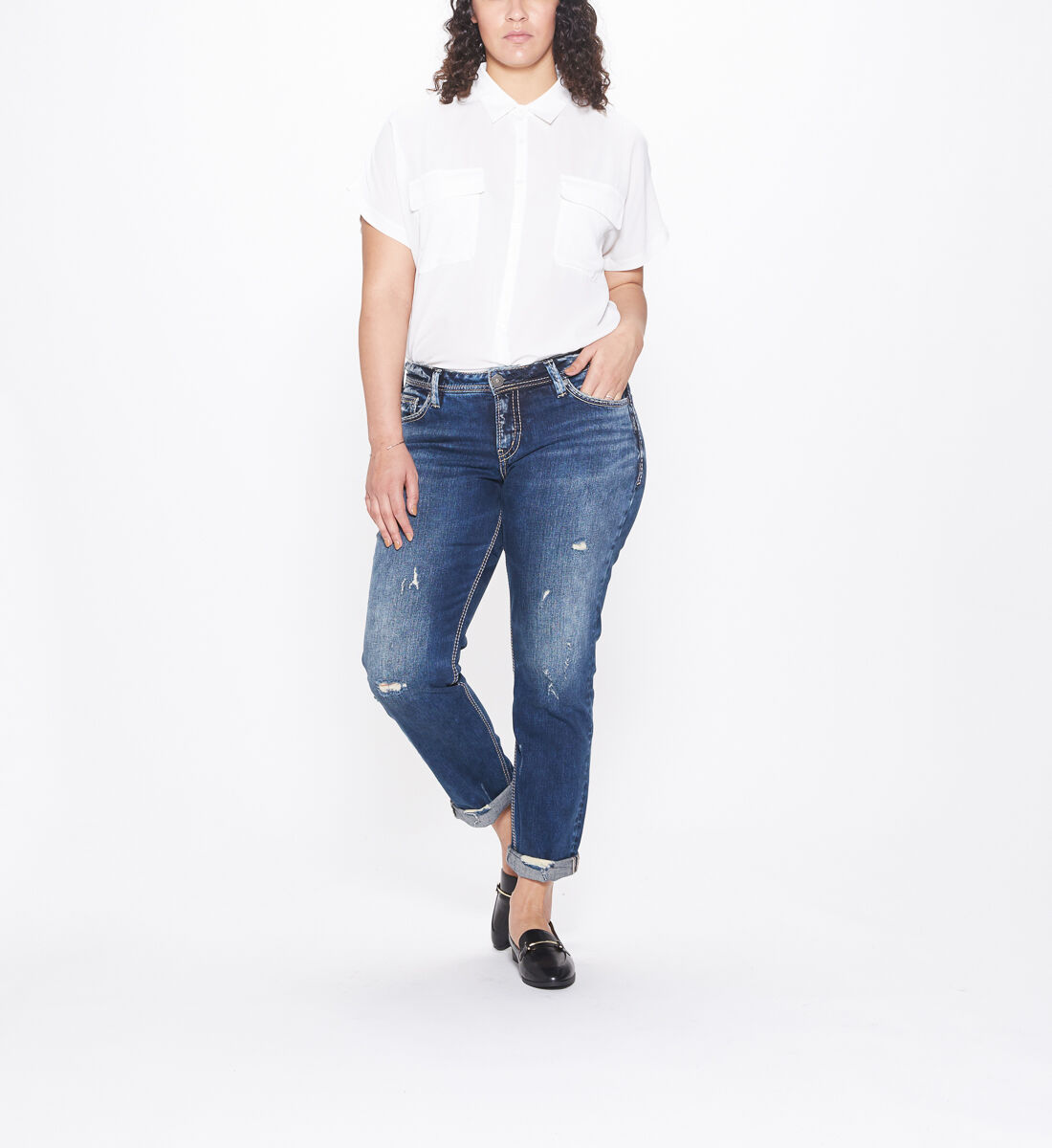 Silver jeans sam dark wash hotsell