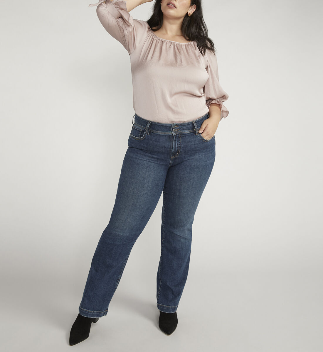 2024新入荷 Jeans Leg Trouser Rise Mid Suki Buy Plus 42.00 USD for Size パンツ