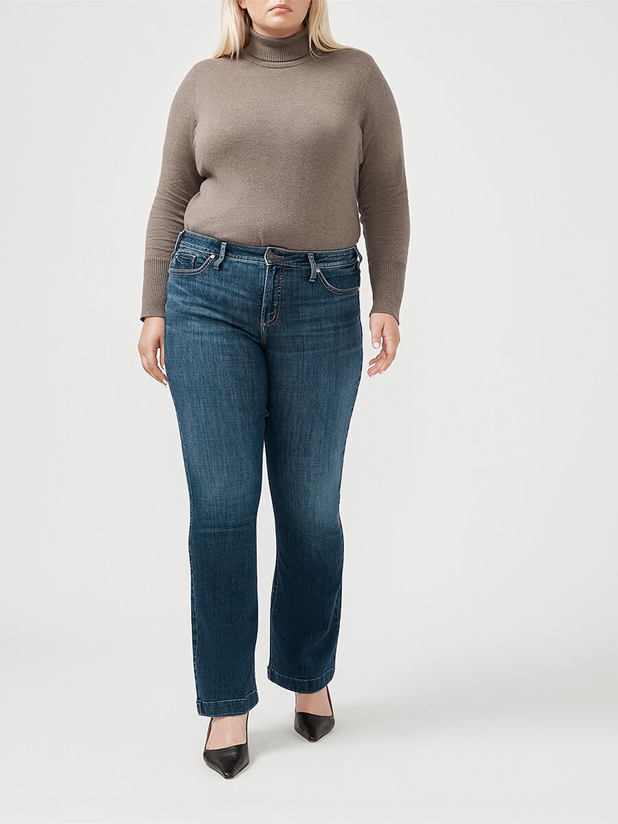 Buy Suki Mid Rise Bootcut Luxe Stretch Jeans Plus Size for