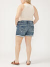 Boyfriend Mid Rise Shorts Plus Size image number 1