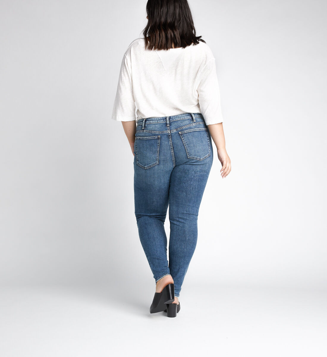 plus size silver jeans clearance