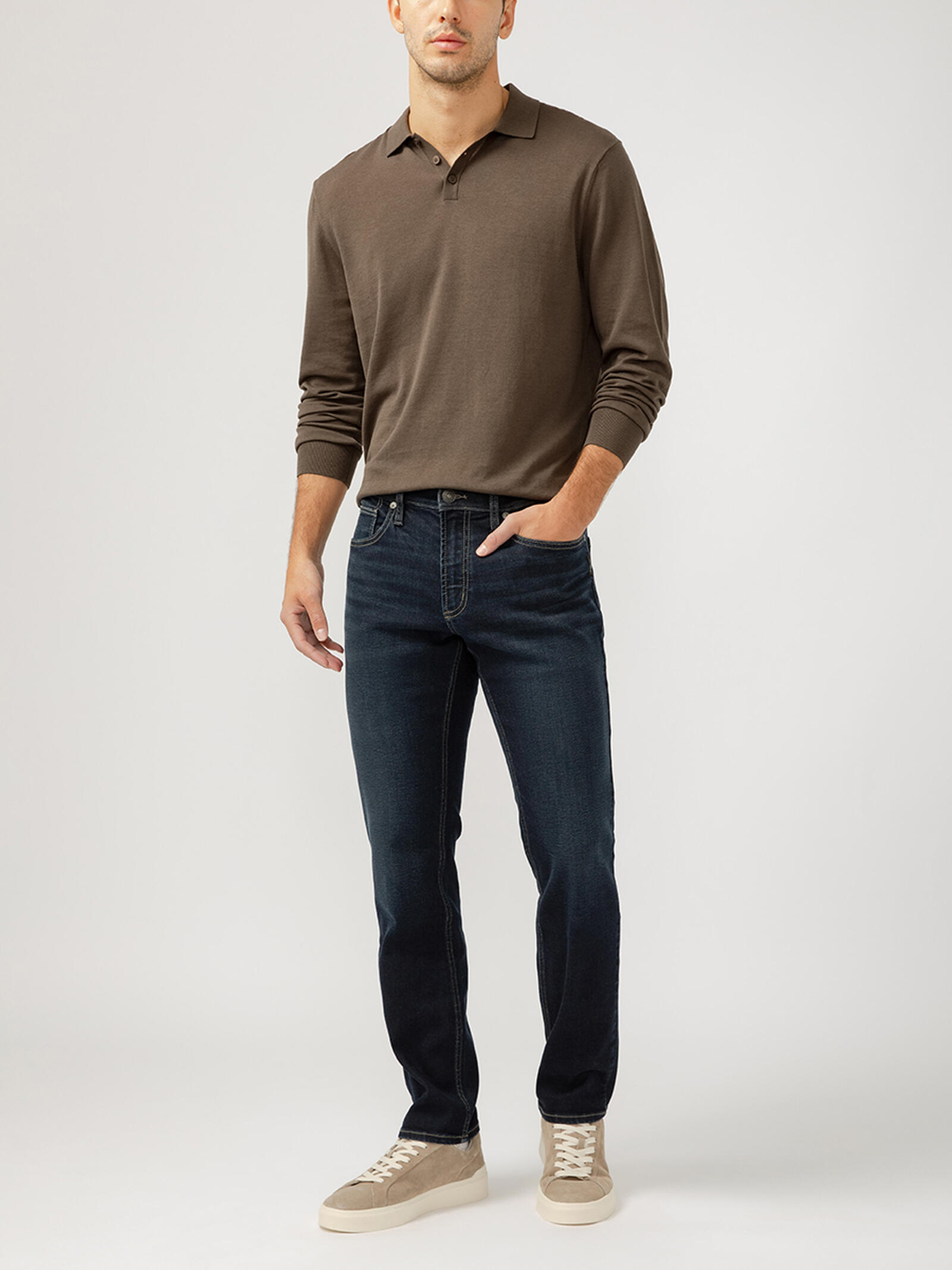 Buy Konrad Slim Fit Slim Leg Jeans for USD Silver Jeans