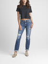 Boyfriend Mid Rise Slim Leg Jeans, , hi-res image number 0