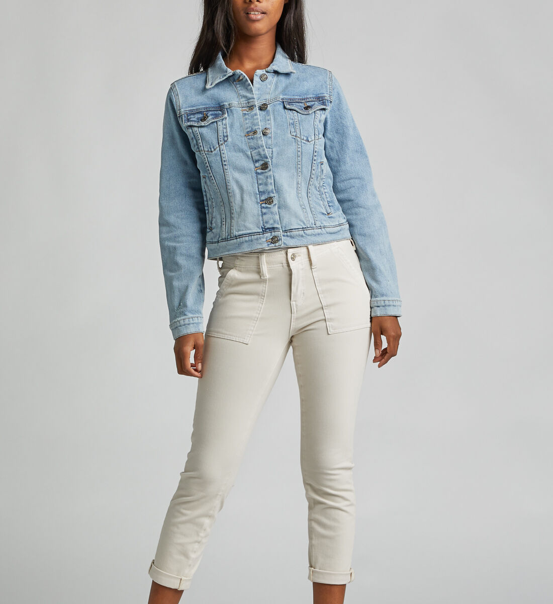 Silver Jeans Womens Jean Jacket 