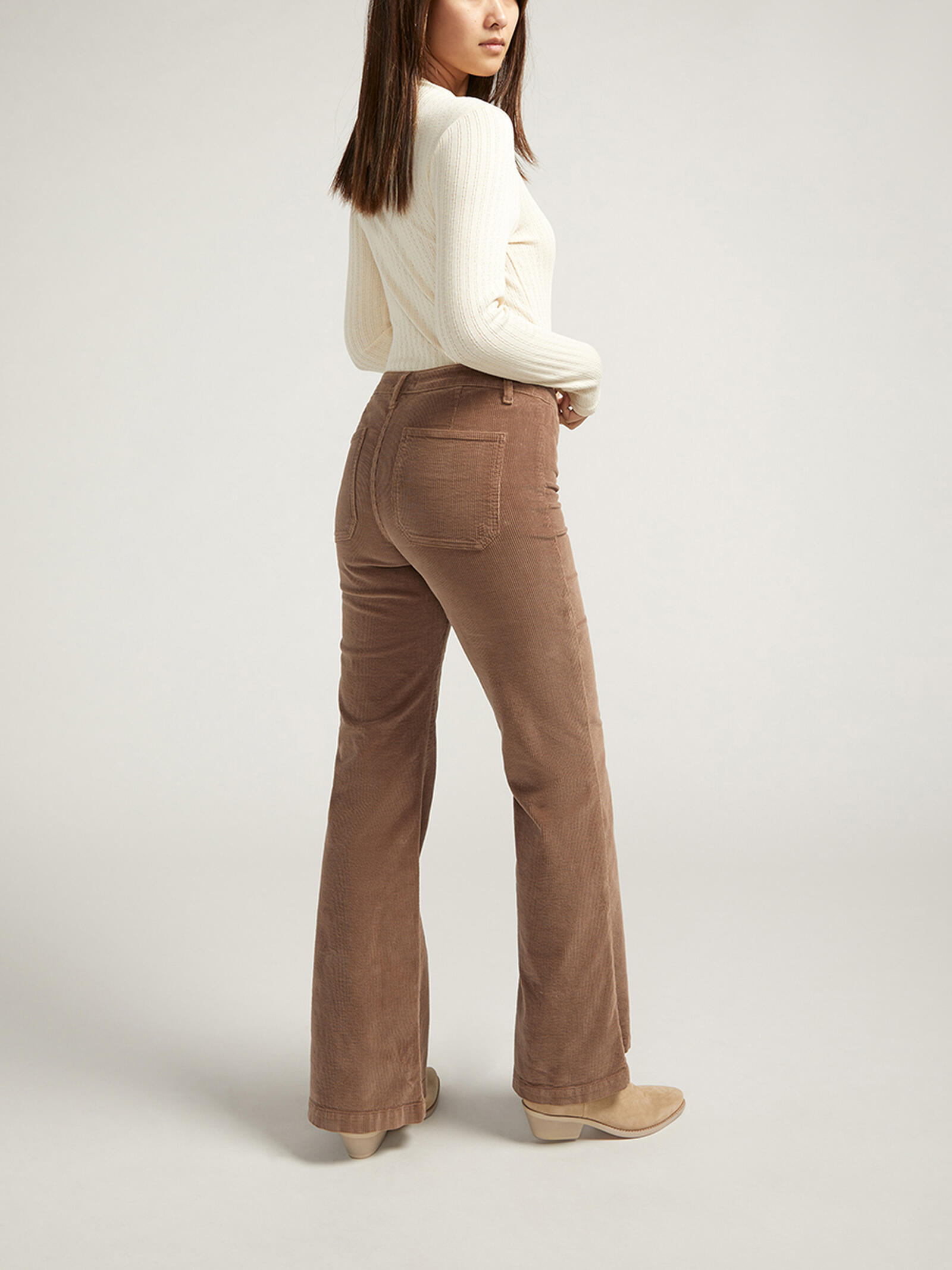 Buy Isbister High Rise Flare Leg Corduroy Pant for USD 52.00 