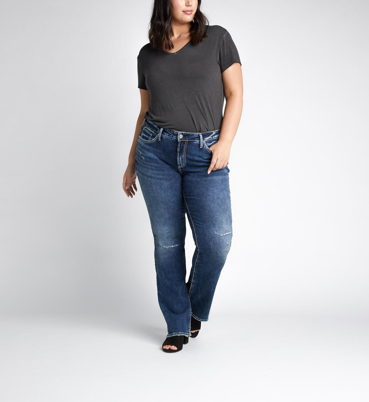 Elyse Mid Rise Bootcut Jeans, , hi-res image number 0