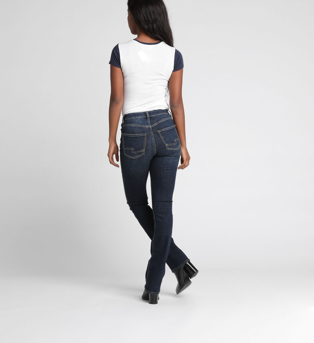 Buy Mazy High Rise Slim Bootcut Jeans for USD 79.00 Silver Jeans