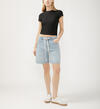 Be Easy High Rise Drawstring Long Shorts, , hi-res image number 0