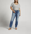 Suki Mid Rise Straight Leg Jeans Plus Size, Indigo, hi-res image number 0