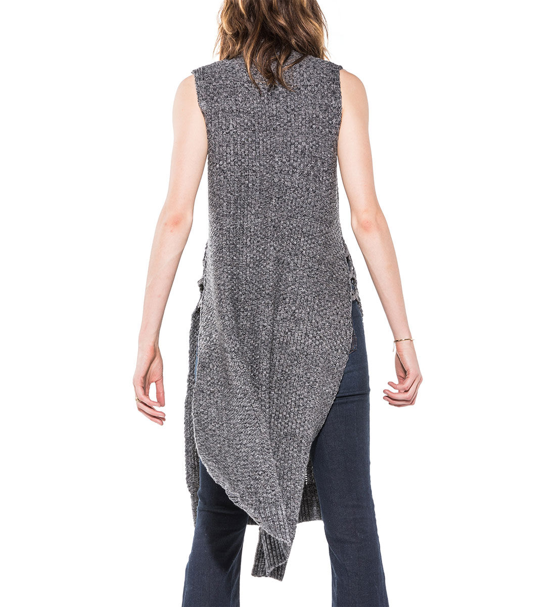 Sleeveless sweater tunic vest discount