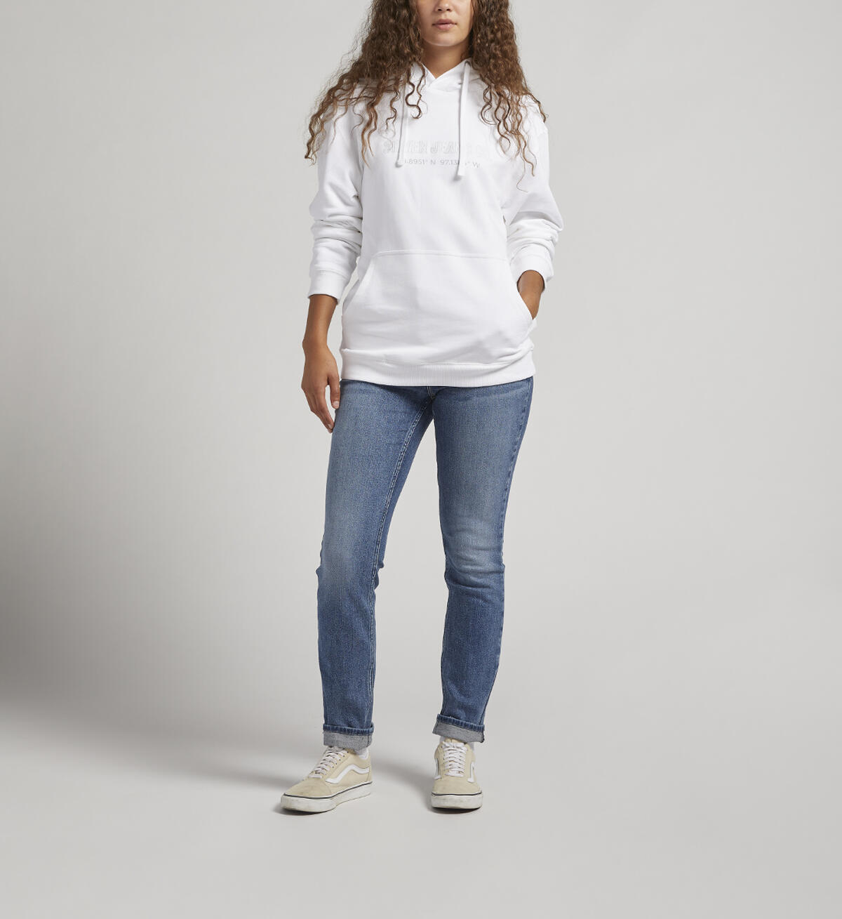 Unisex Logo Hoodie, White, hi-res image number 0