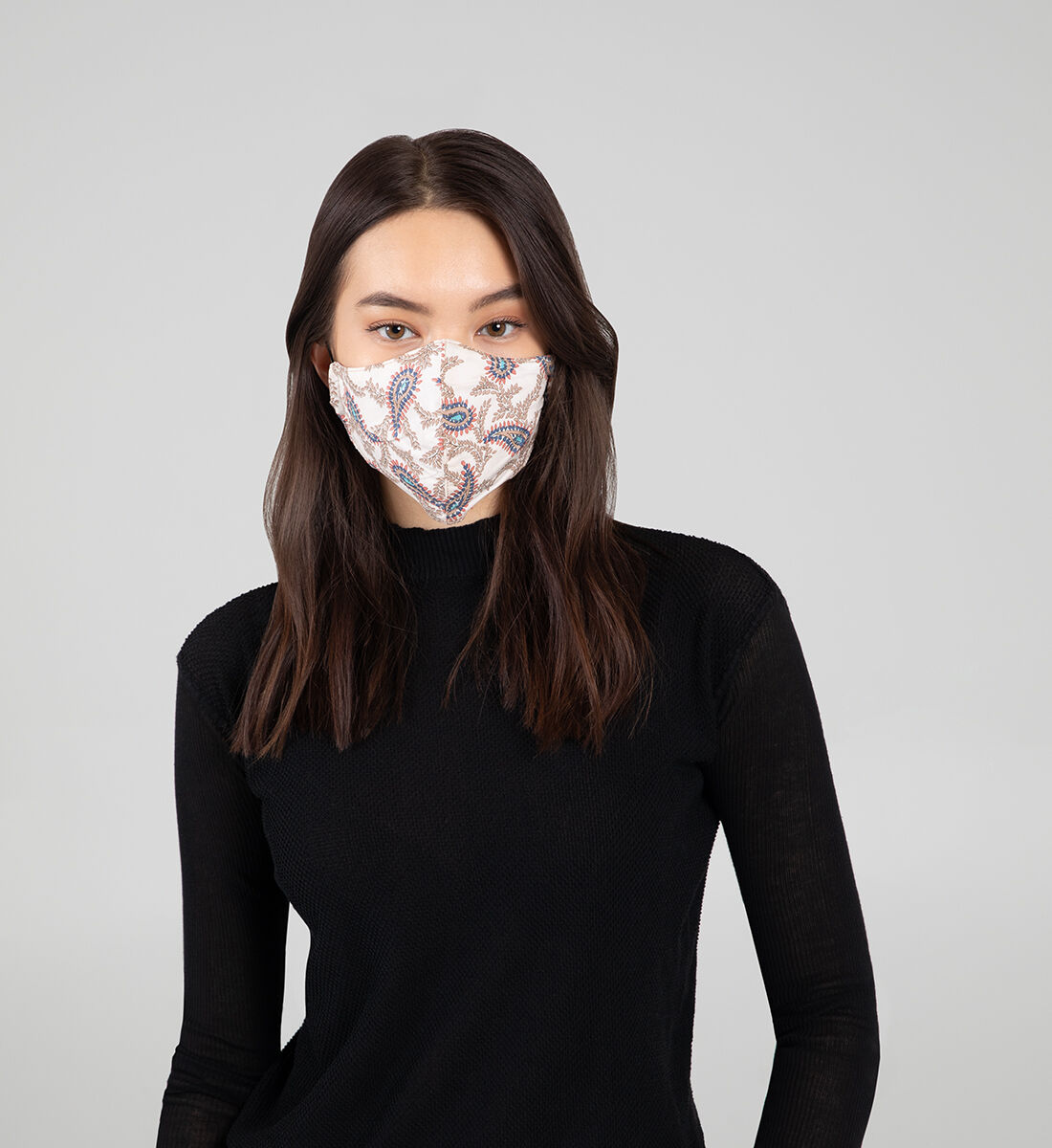 Printed Protective Face Mask -  Set of 4 Back