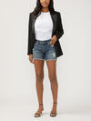 Suki Mid Rise Luxe Stretch Shorts, , hi-res image number 0