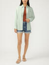Relaxed Button-Up Beach Shirt image number 4