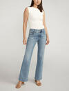 Suki Mid Rise Trouser Leg Jeans, , hi-res image number 0