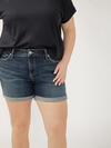 Elyse Mid Rise Luxe Stretch Shorts Plus Size image number 3
