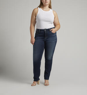 Avery High Rise Straight Leg Jeans Plus Size