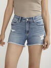 Suki Distressed Mid Rise Shorts, , hi-res image number 3