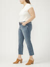 Elyse Mid Rise Kick Flare Luxe Stretch Jeans Plus Size, , hi-res image number 2