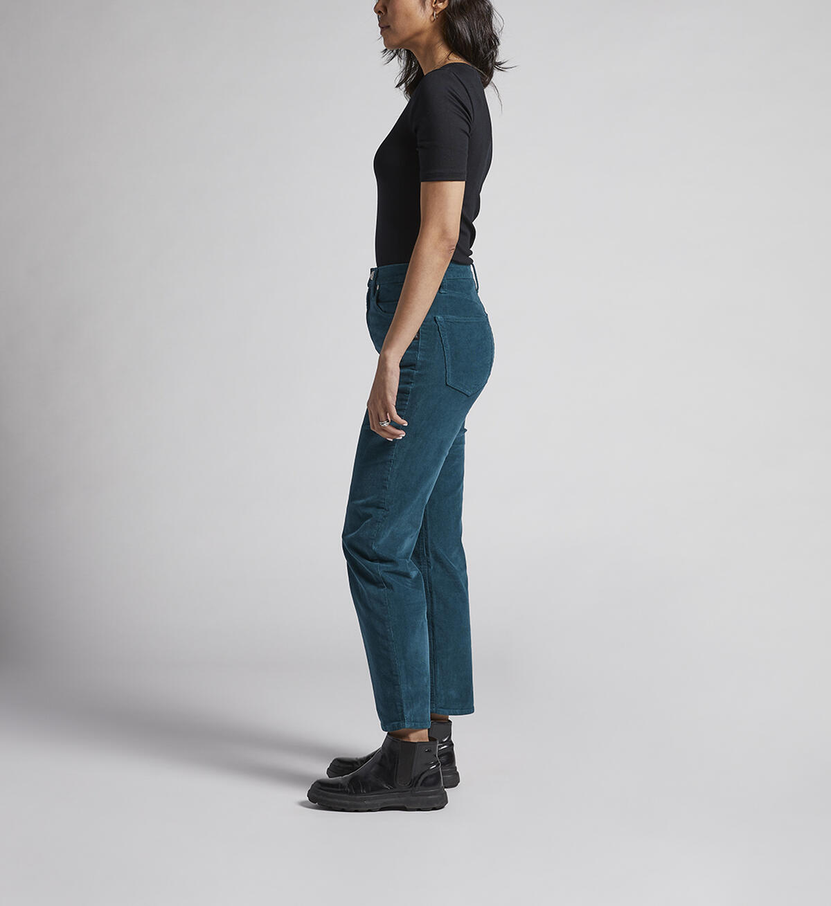 Highly Desirable High Rise Straight Leg Pants, Jewel, hi-res image number 2