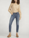 Boyfriend Mid Rise Slim Leg Jeans, Indigo, hi-res image number 0